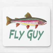 Rainbow Trout Fly Fishing Mousepads