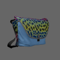 Rainbow Trout Fly Fishing Satchel messenger bags
