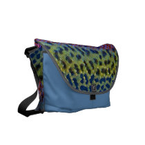 Rainbow Trout Fly Fishing Satchel messenger bags