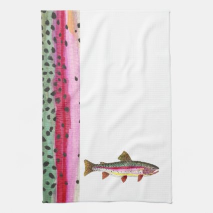 Rainbow Trout Hand Towels