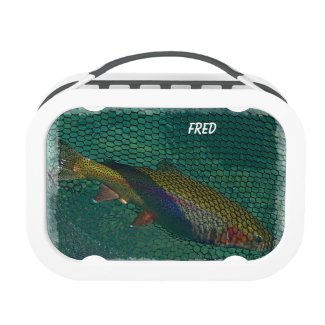 Rainbow Trout in the Net Yubo Lunch Boxes