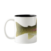 Rainbow Trout mugs by oldgraphite Rainbow Trout mugs