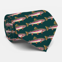 Rainbow Trout Painting ties