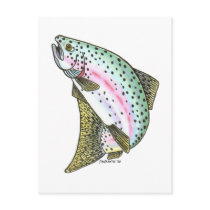 RAINBOW TROUT POST CARD