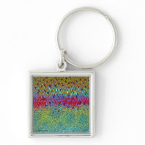 Rainbow Trout Skin - Key Chain keychains