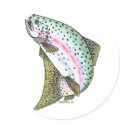 RAINBOW TROUT stickers by cabinfeverdavid RAINBOW TROUT stickers