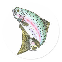 RAINBOW TROUT stickers