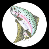 RAINBOW TROUT stickers