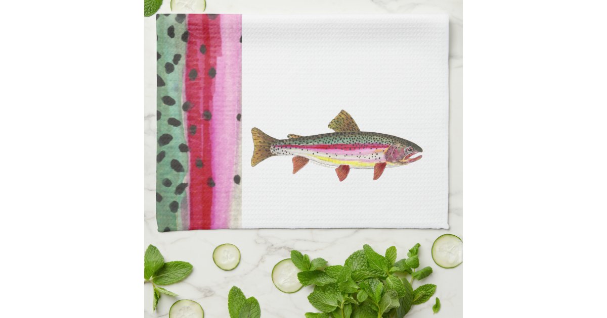 Rainbow Trout Towel Zazzle