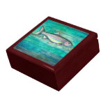 Rainbow Trout Wooden Trinket Box