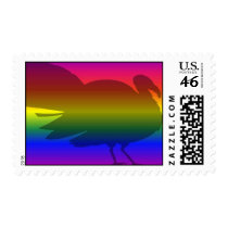 rainbow Turkey postage by LoveMale rainbow Turkey postage