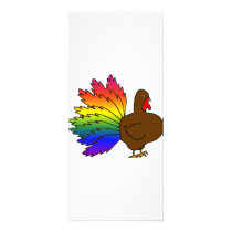 Rainbow Turkey rack cards