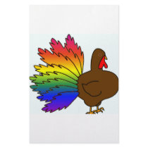 Rainbow Turkey stationery