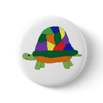 Rainbow Turtle pin