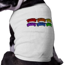 Rainbow Turtles Dog Tee