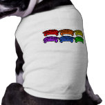 Rainbow Turtles Dog Tee