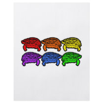 Rainbow Turtles Full Color Flyer