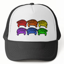 Rainbow Turtles hats by TurtleHero Rainbow Turtles hats