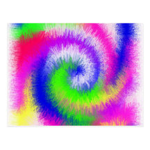 Rainbow Twirl POSTCARD