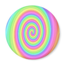 Rainbow Twirly magnets