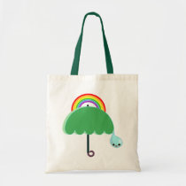 rainbow umbrella drop rain bags