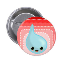 rainbow umbrella drop rain buttons