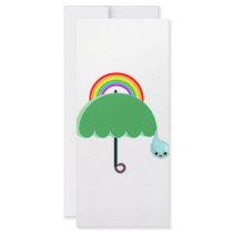 rainbow umbrella drop rain rack cards by anacletocold rainbow umbrella drop rain rack cards