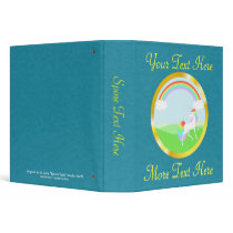 Rainbow Unicorn Binder