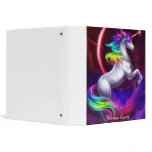 Rainbow Unicorn binders