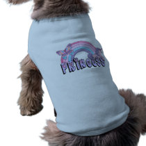 Rainbow Unicorn Butterfly Princess Design pet clothing