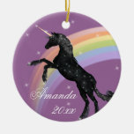 Rainbow Unicorn Fantasy Ornaments
