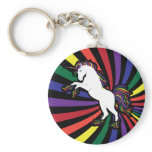 Rainbow Unicorn Key Chain