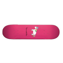 Rainbow unicorn skateboard deck
