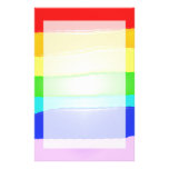 Rainbow v2 personalized stationery