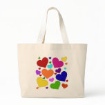 Rainbow Valentine Hearts Bag
