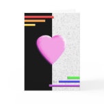Rainbow Valentine's Greeting Card