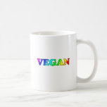 Rainbow Vegan Coffee Mug