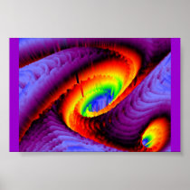 Rainbow Vortex Posters