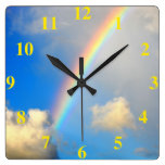 Rainbow Wall Clock
