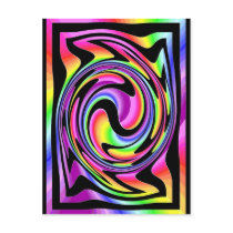 Rainbow Warp postcards by dndartstudio Rainbow Warp postcards