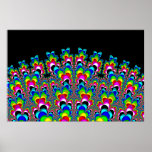 Rainbow Waterfall - Fractal Art Poster