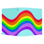 Rainbow Wave 3 Ring Binder