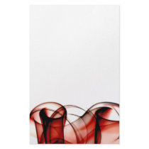Rainbow Waves 2 Red stationery by VoXeeD Rainbow Waves 2 Red stationery