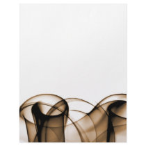 Rainbow Waves 2 Sepia Brown letterhead by VoXeeD Rainbow Waves 2 Sepia Brown letterhead