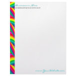 Rainbow Waves Letterhead