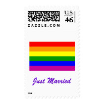 Rainbow Wedding postage by JunipersWedding Rainbow Wedding postage