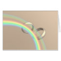 Rainbow Wedding Rings cards by Peerdrops Rainbow Wedding Rings cards