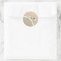 Rainbow Wedding Rings stickers by Peerdrops Rainbow Wedding Rings stickers