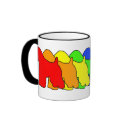 Rainbow Wheaten mugs by dogwiregifts Rainbow Wheaten mugs