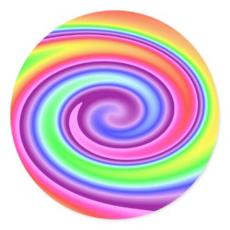 Rainbow Whirl sticker